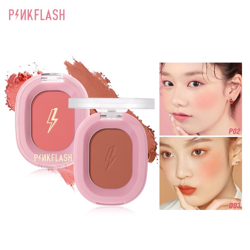 PINKFLASH OhMyHoney Blush Soft Powder Naturally Pigmented Blusher
