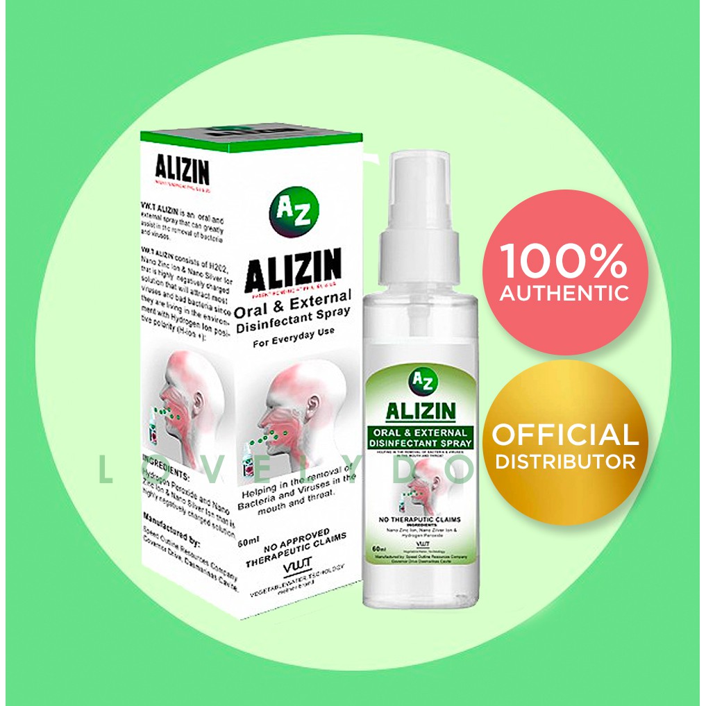 Alizin Oral Spray FDA Approved Official Distributor 100