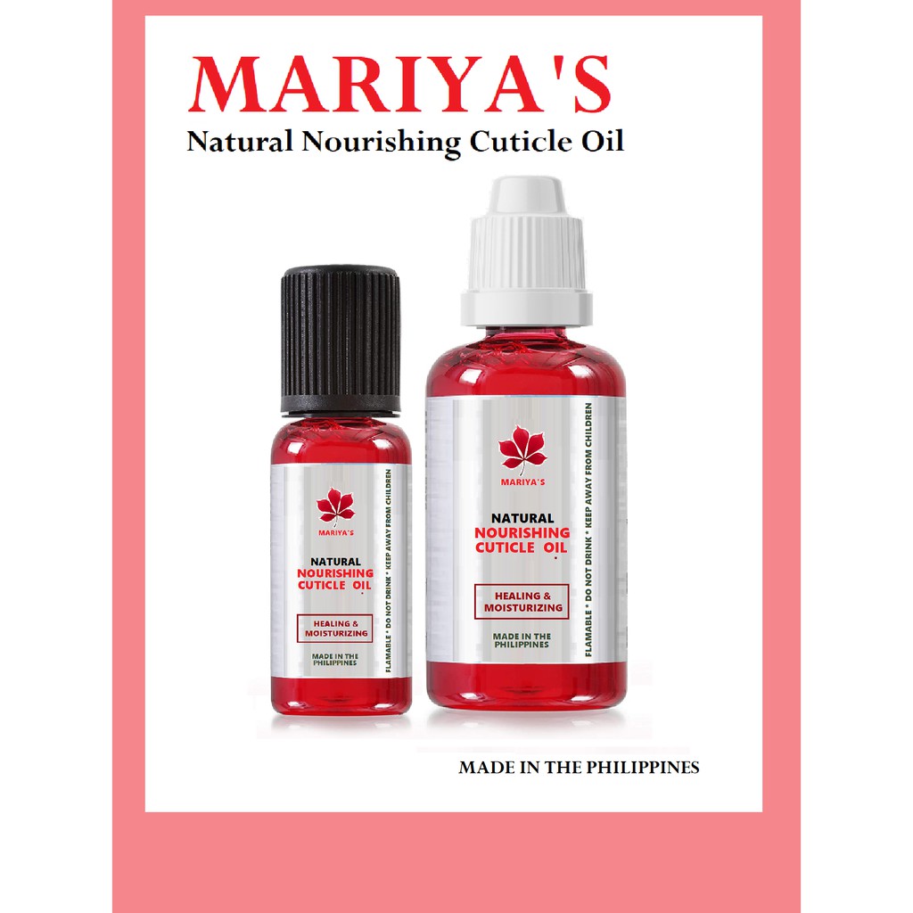 natural cuticle oil Mariya's cherry Made in the philippines Shopee