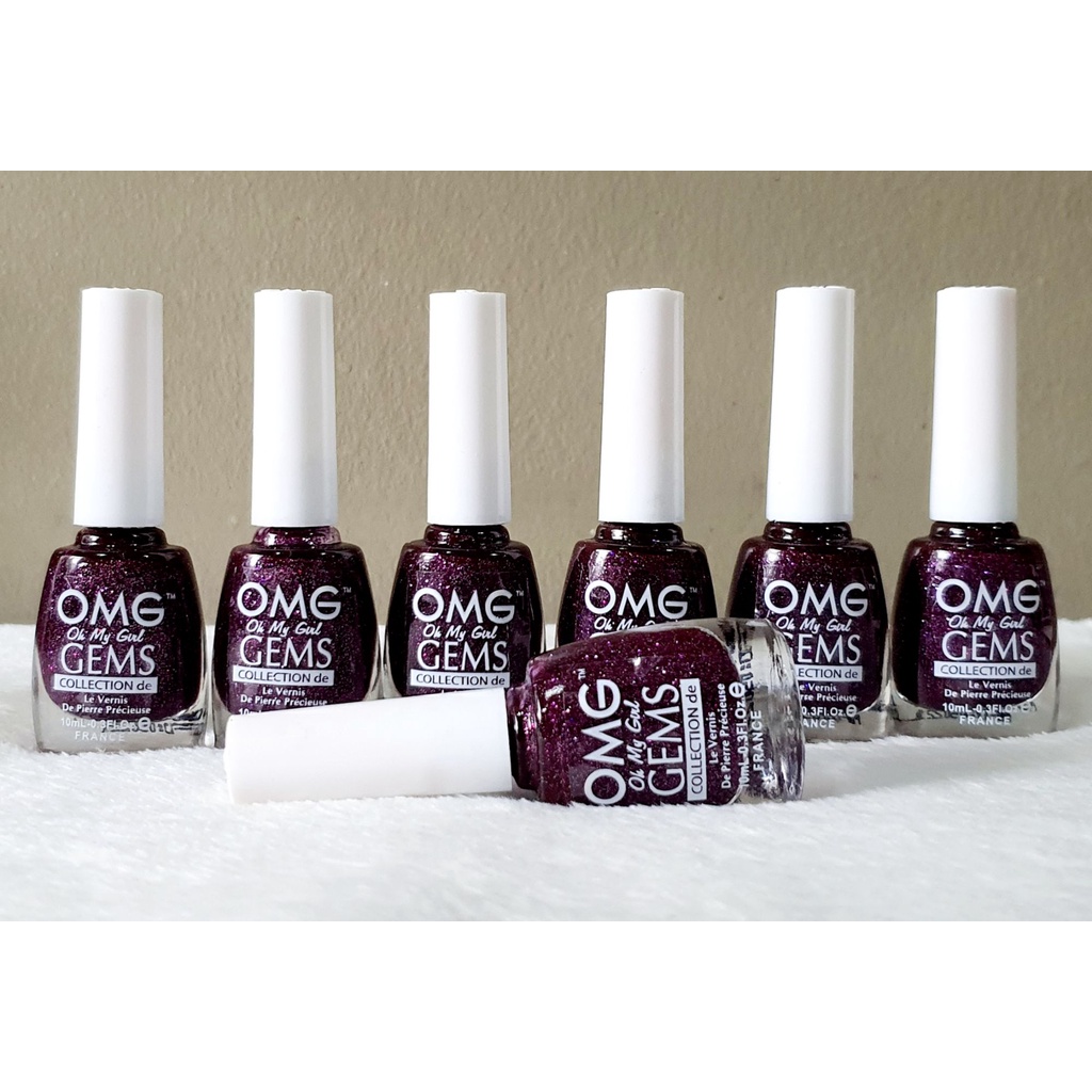 OMG GEMS NAIL POLISH 10ML (MOONSTONE) Shopee Philippines