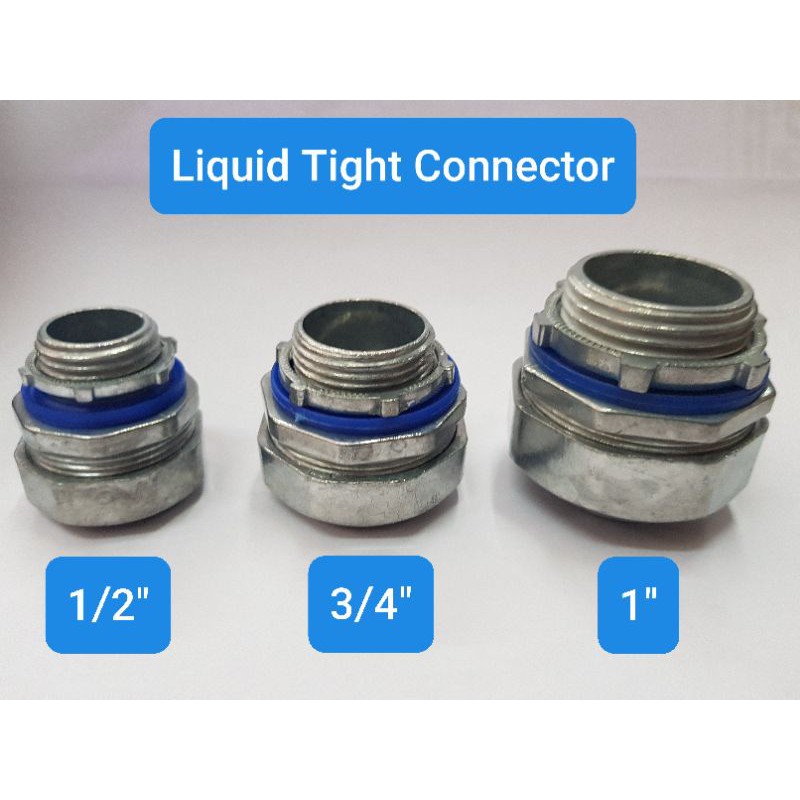 Liquid Tight Straight Connector 1/2", 3/4", 1" Shopee Philippines
