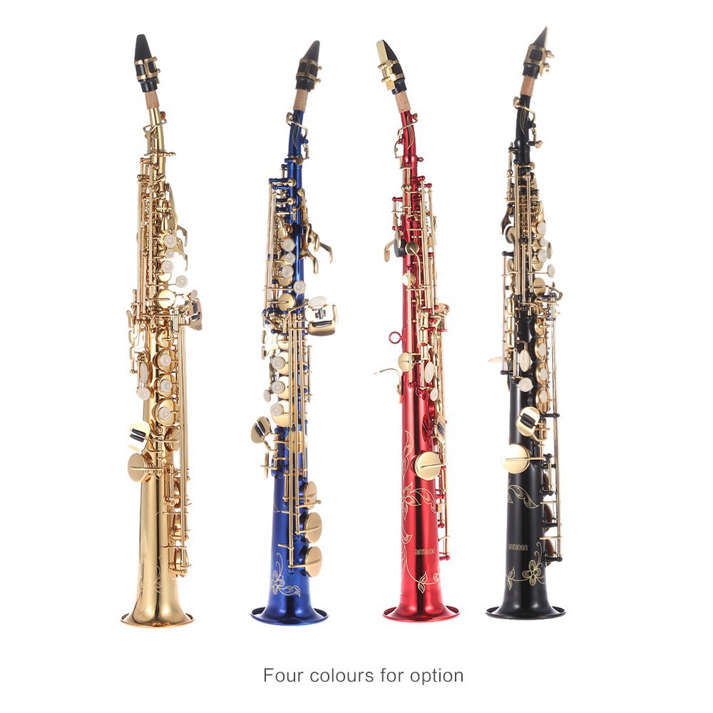 ammoon Brass Straight Soprano Sax Saxophone Bb B Flat Shopee Philippines