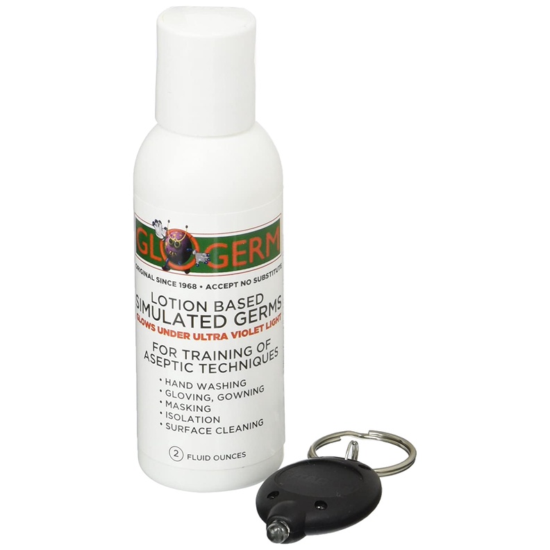 Glo Germ Mini Kit Lotion Based Simulated Germs with Ultraviolet