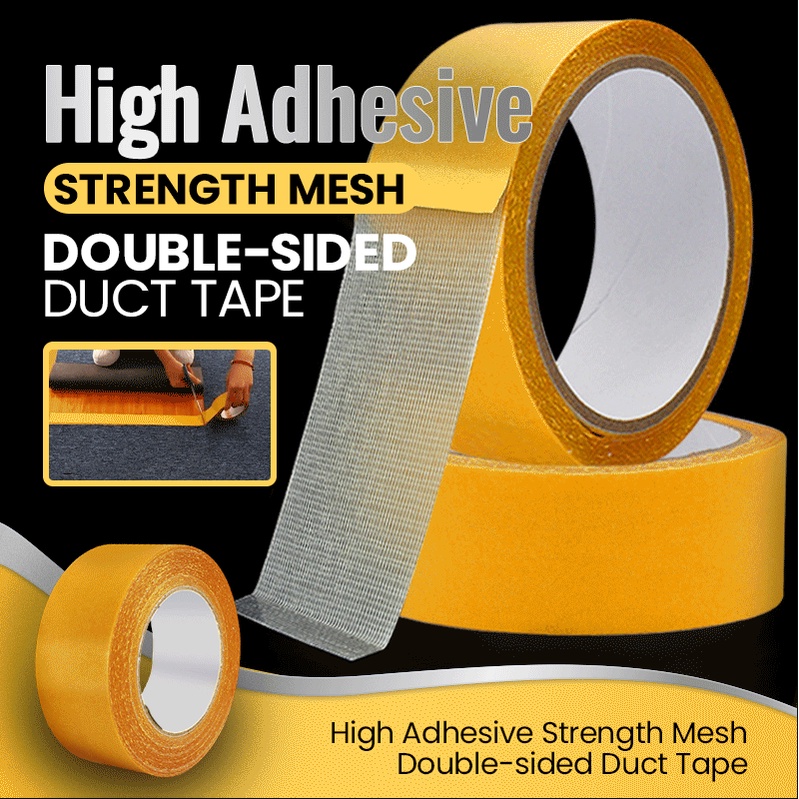 High Adhesive Strength Mesh Doublesided Duct Tape High viscosity strong doublesided adhesive