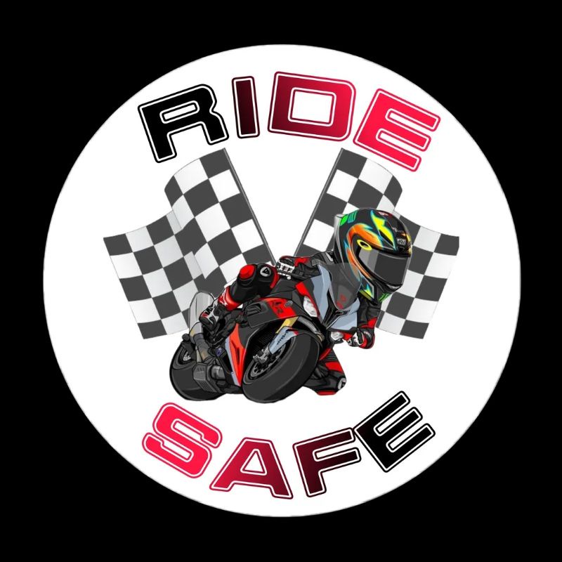 RIDE SAFE STICKER 2X2 INCH Shopee Philippines