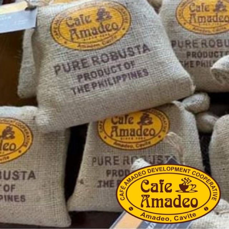 Cafe Amadeo Pure Robusta (Ground/Beans) Shopee Philippines