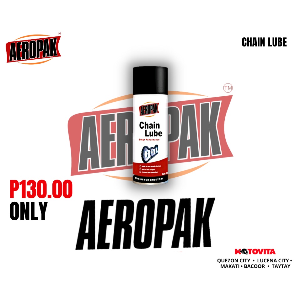 Aeropak Chain Lube 200ML Shopee Philippines