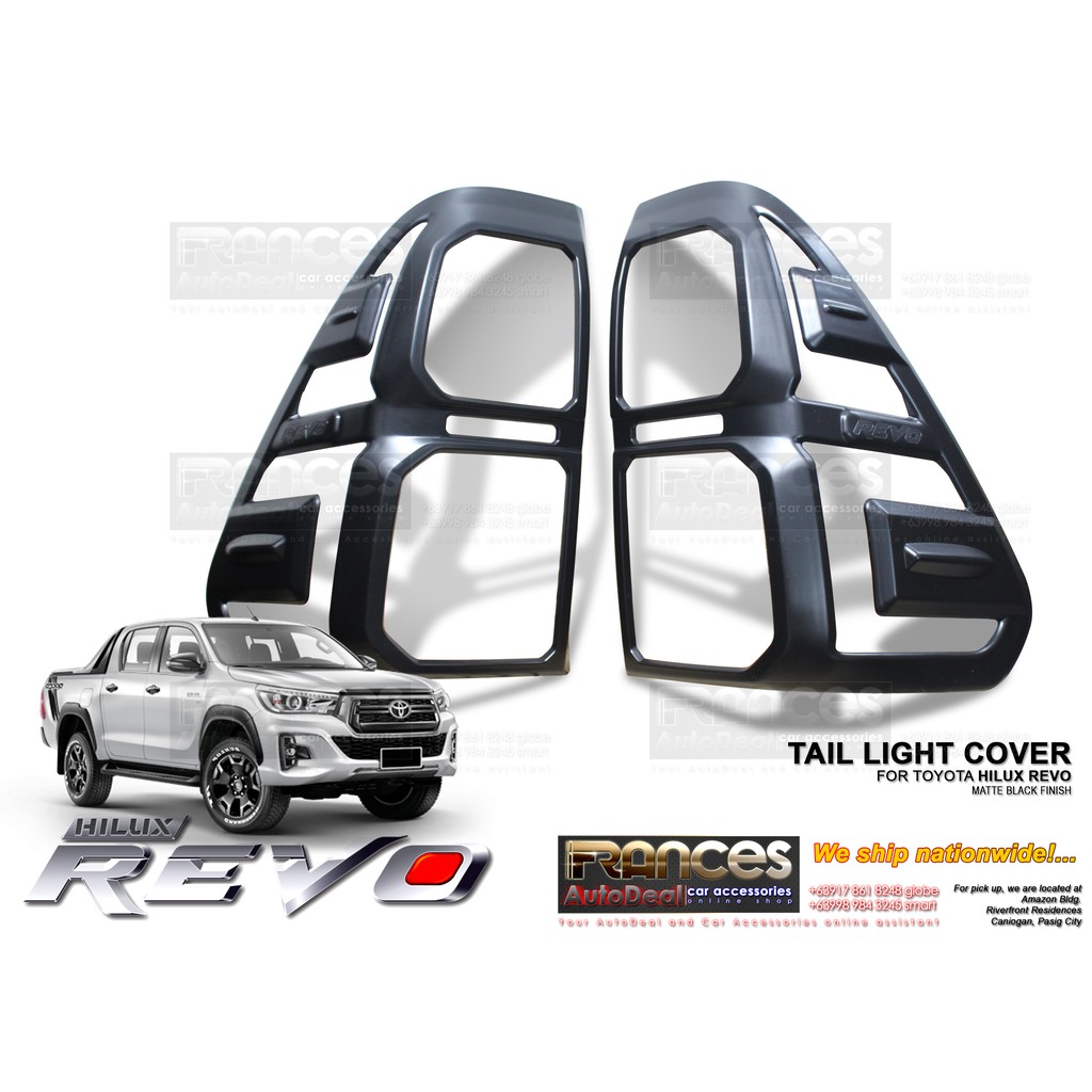 HILUX / HILUX CONQUEST 20162022 TAIL LIGHT COVER TRD DESIGNED Shopee