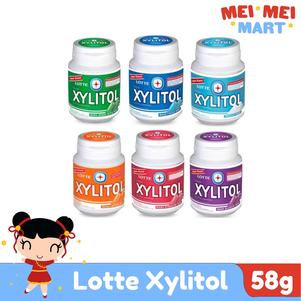 Xylitol Handy Bottle Fresh Mint Chewing Gum 58g Shopee Philippines