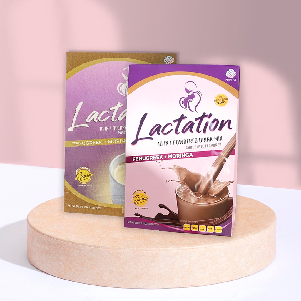 (1 COFFEE AND 1 CHOCO COMBO) PUREST LACTATION DRINK (FENUGREEK