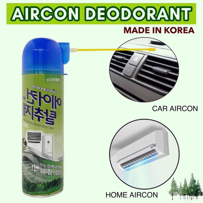 Aircon Deodorizer Deodorant Spray Vent Air Fresher For Home Car