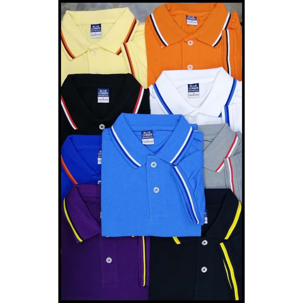 Blue Corner POLOSHIRT WITH STRIPES (LINING) STYLE 3 For Men and Women