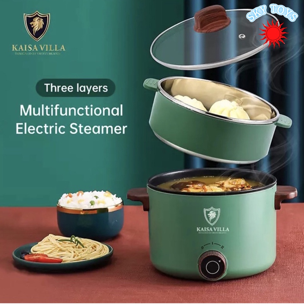 Food steamer 3 Stacking stainless steamer / steamer / steamer set