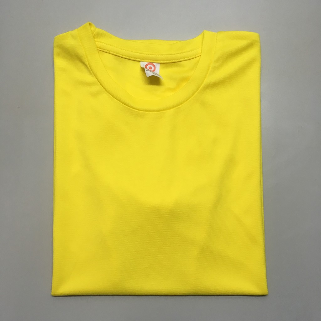 Target Drifit Round Neck Tshirt (Yellow) Shopee Philippines