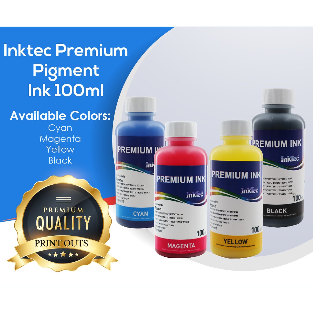 Inktec Premium Pigment Ink 100ml Shopee Philippines