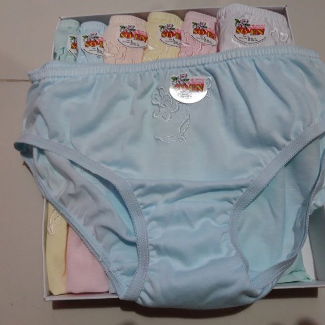 ORIGINAL SOEN PANTY EMBROIDERED DESIGN Shopee Philippines