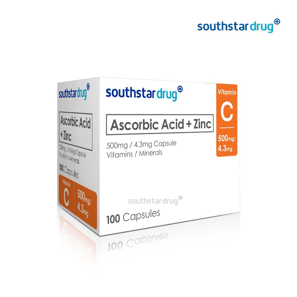 Southstar Drug Ascorbic Acid + Zinc Capsule 20s Shopee Philippines