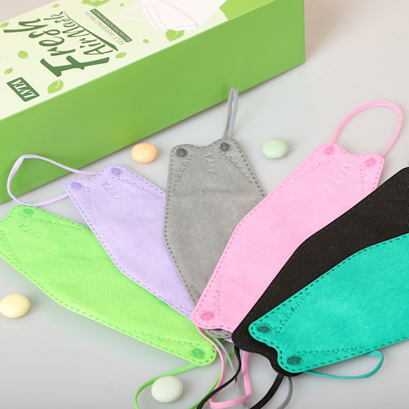 KF94 Face Mask Lvta Air Fresh Mint Flavor 4 Layer Nonwoven 3D Anti