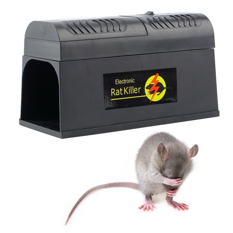 ^NL^ Electronic Mice Rat Killer Rodent Repeller Electric Trap Zapper