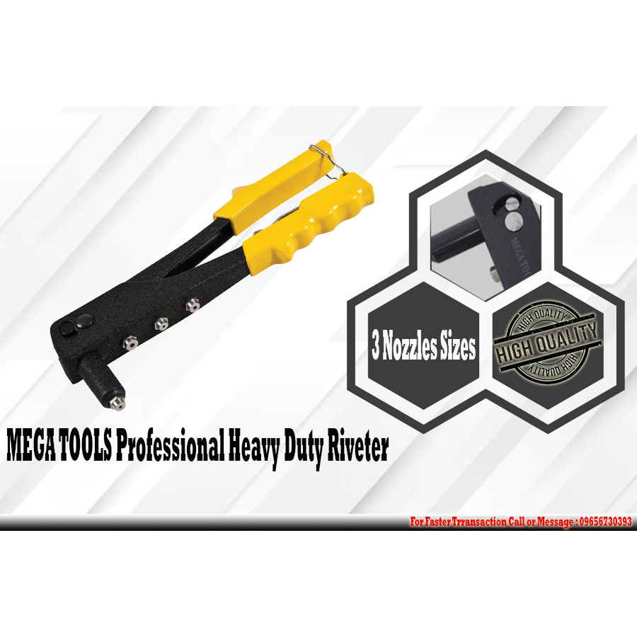 MEGA TOOLS Professional Heavy Duty Riveter *Vaispowertools* Shopee