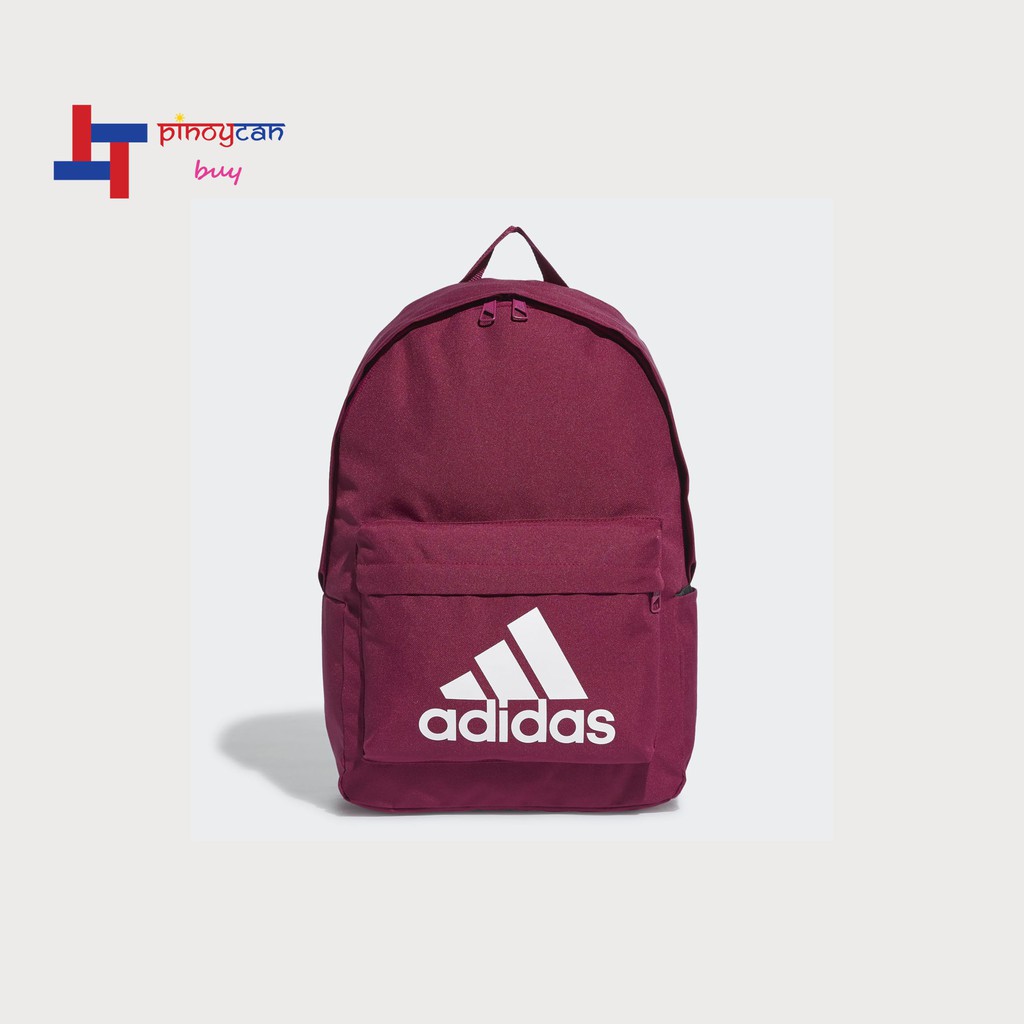 ADIDAS CLASSIC BIG LOGO BACKPACK POWER BERRY / WHITE Shopee Philippines
