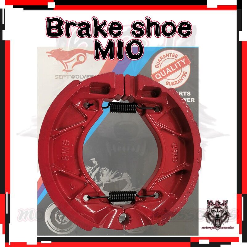 BGL Motorcycle Brake Shoe Mio Sporty / Mio I 125 / Mio Soul / Aerox(All