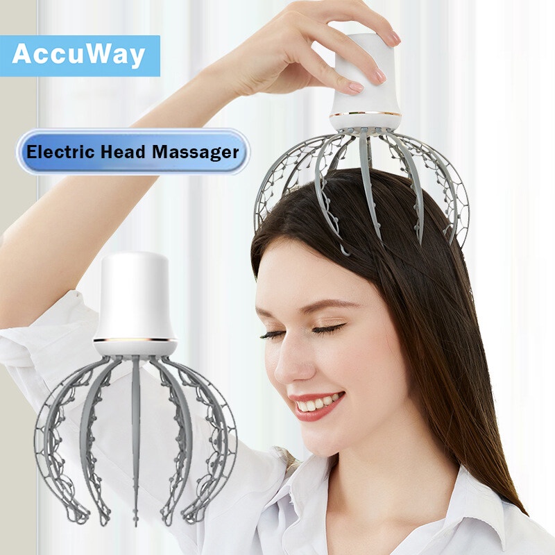 Original AccuWay Protable Head Massager Hand Held SPA Scalp Massage