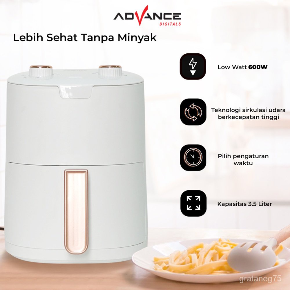 READY STOK Advance Electric Air Fryer ADF35A 600 Watt Garansi Resmi
