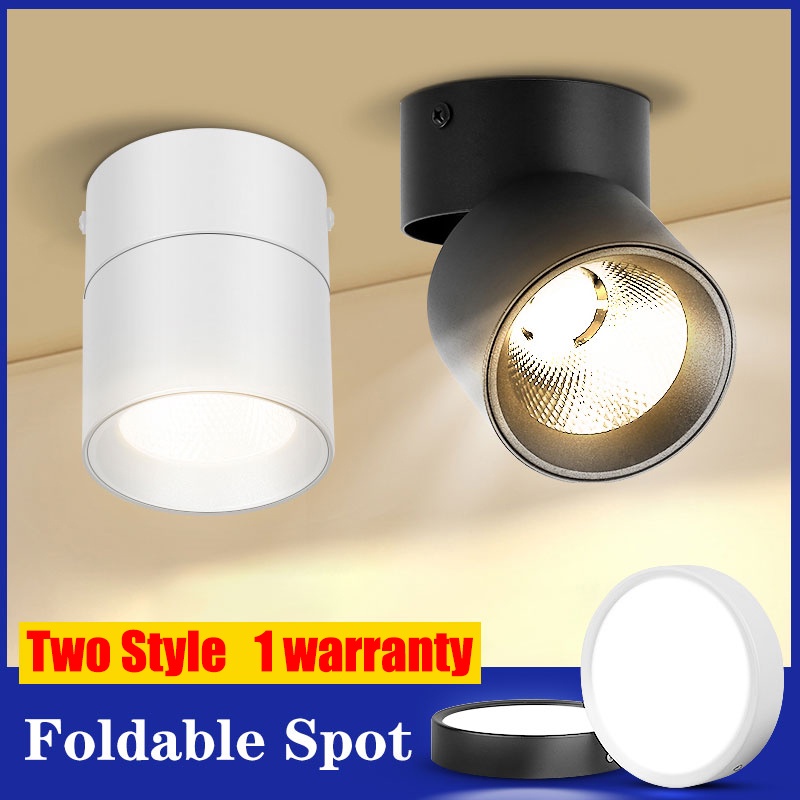 LED Downlight Foldable Spot Light 7W 10W 15W 110V/220V COB Track Lights Spotlight Led Ceiling
