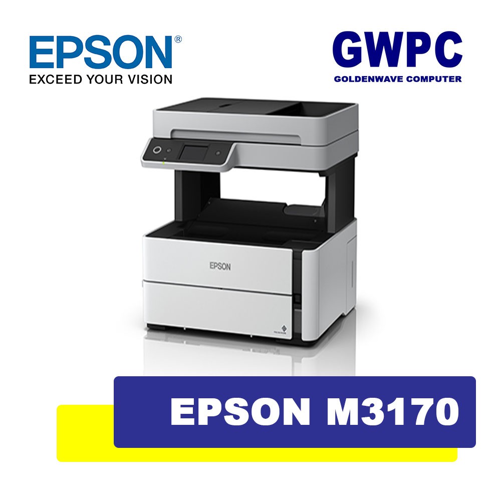 Epson M3170 EcoTank Monochrome WiFi AllinOne Ink Tank Printer Shopee Philippines