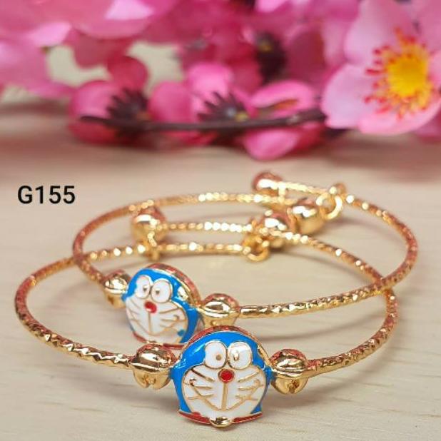 Doraemon Gold Bracelet G155 Set Of 2pcs Contents Shopee Philippines