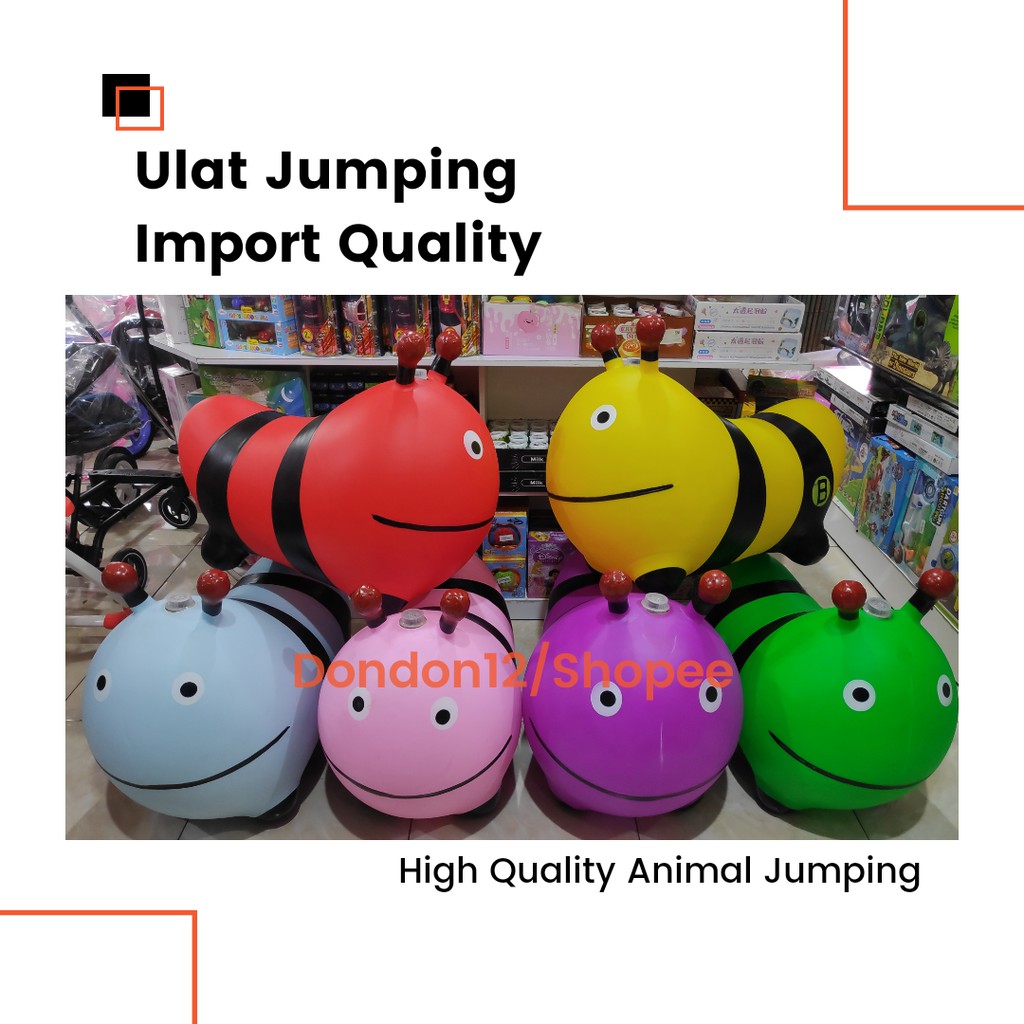 Caterpillar Jumping / Animal Jumping High Quality Import Thick Elastic