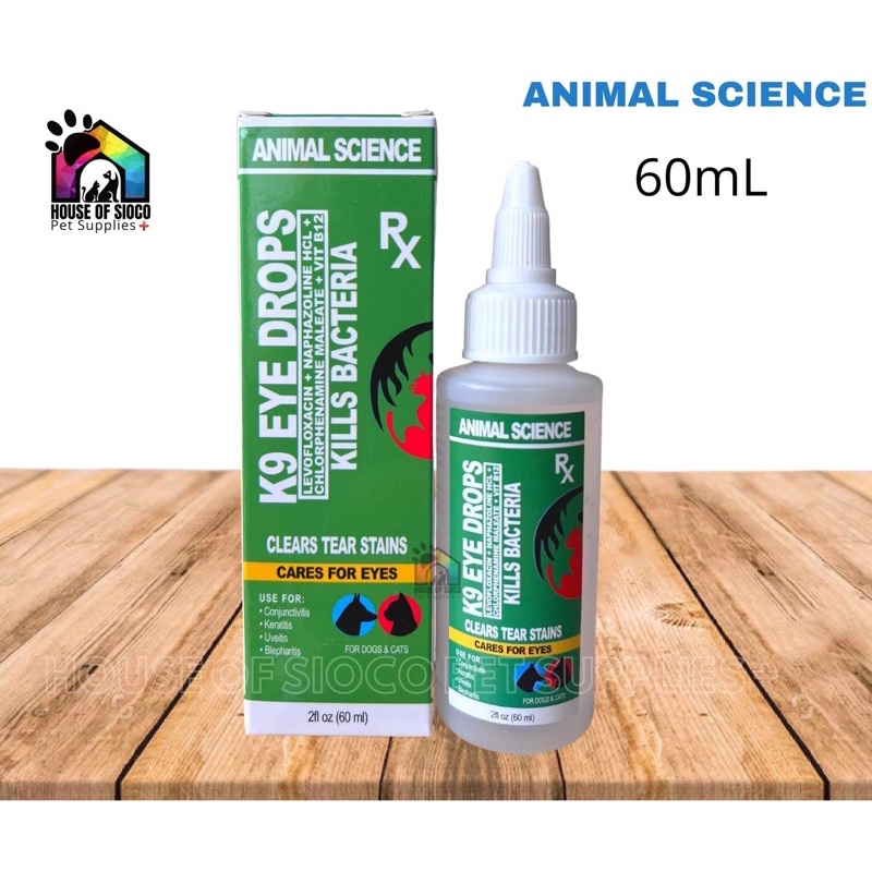 Animal Science K9 Eye Drops For Cats and Dogs 60ml Shopee Philippines