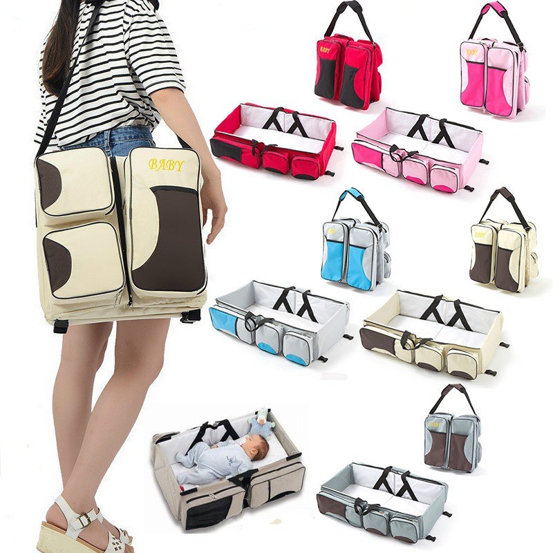 Portable Baby Cribs Newborn Travel Sleep Safety Bag Infant Travel Bed