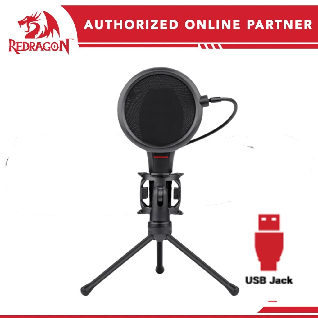 Redragon GM2001 Gaming Stream Microphone Shopee Philippines