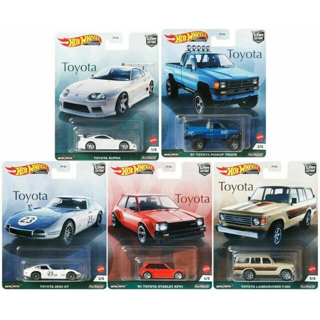 Hot Wheels Car Culture Premium Collection Toyota Set Shopee Philippines