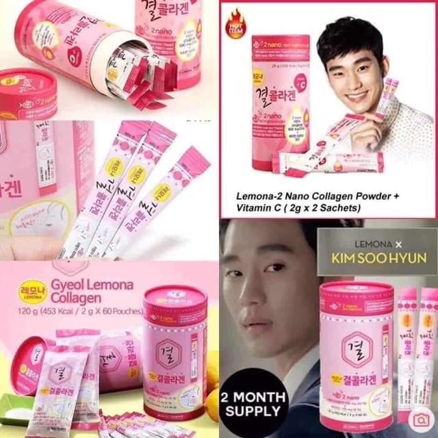 Lemona Collagen with Vitamin C (Korean Brand) sachet Shopee Philippines