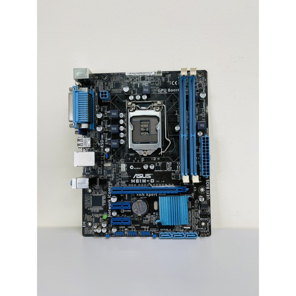 ASUS H61MD 3rd gen Motherboard Socket LGA 1155 i3 i5 i7 DDR3 USED