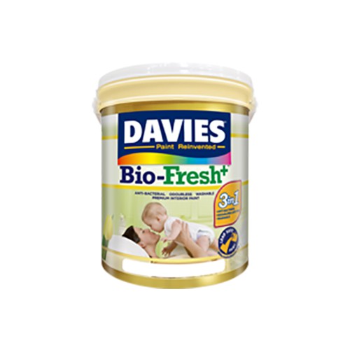 Davies BioFresh+ BF55005 Matte Finish Ultra White 1 Gallon Shopee