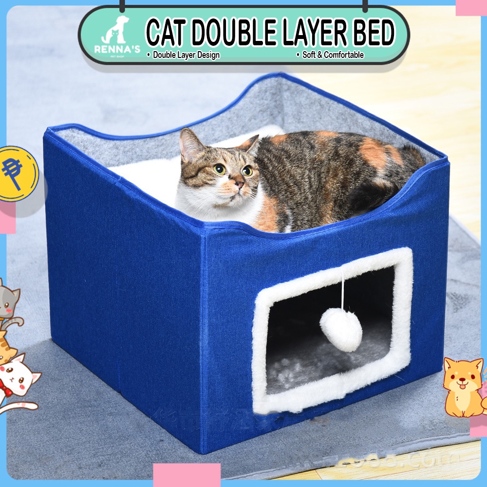 Renna's Cat Bed With Ball Mat Cat House Dog House Pet House For Dog Bed For Cat Hommcok Cat Cage