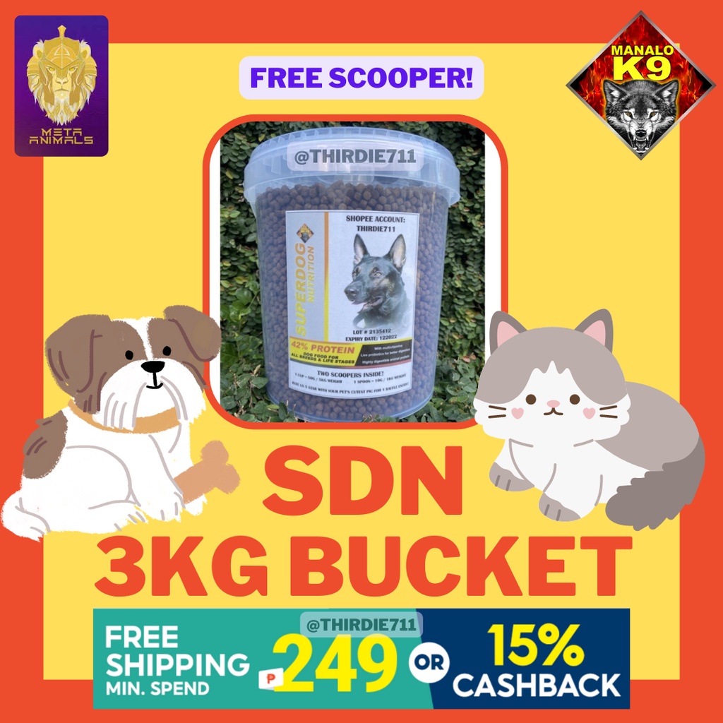 SDN 28 SDN 42 SDN 5KG and BOSCH PUPPY REPRO super dog nutrition manalo