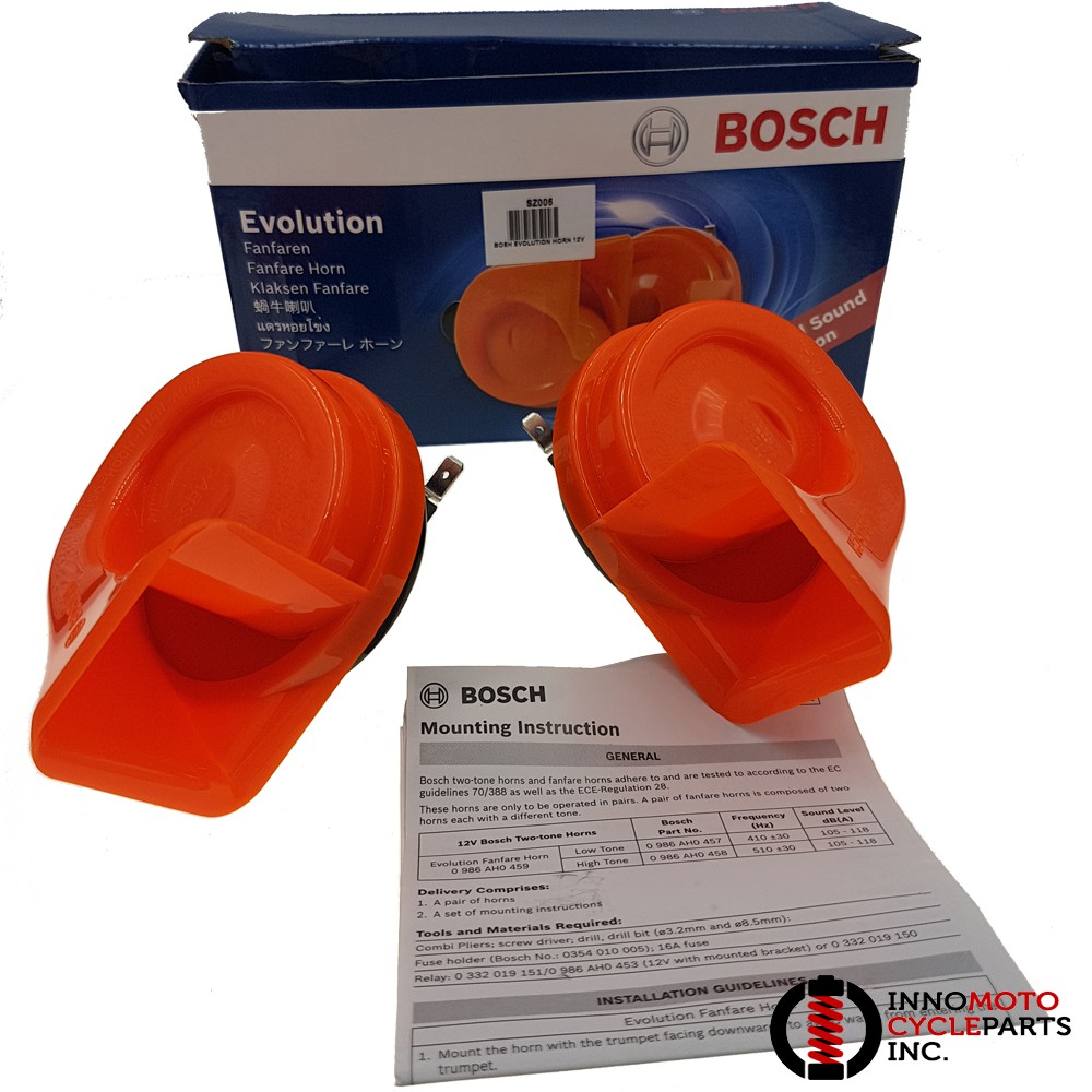 Bosch Evolution Fanfare Horn for Motorcycles, Cars, Suv Shopee