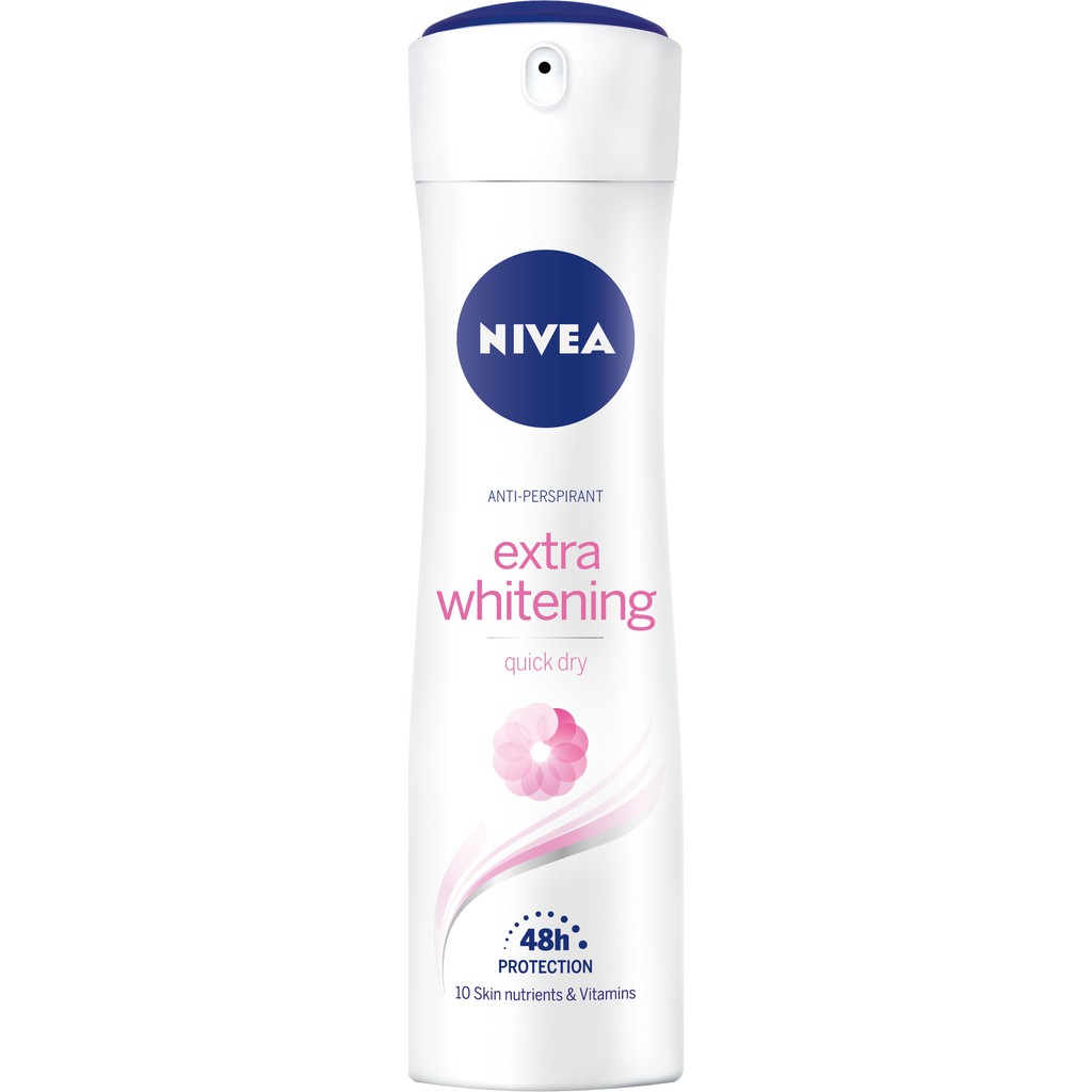 Nivea Deodorant Extra Whitening Spray 150ml Shopee Philippines