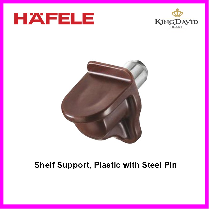Hafele Shelf Support, Plastic with Steel Pin (482.05.440) Shopee