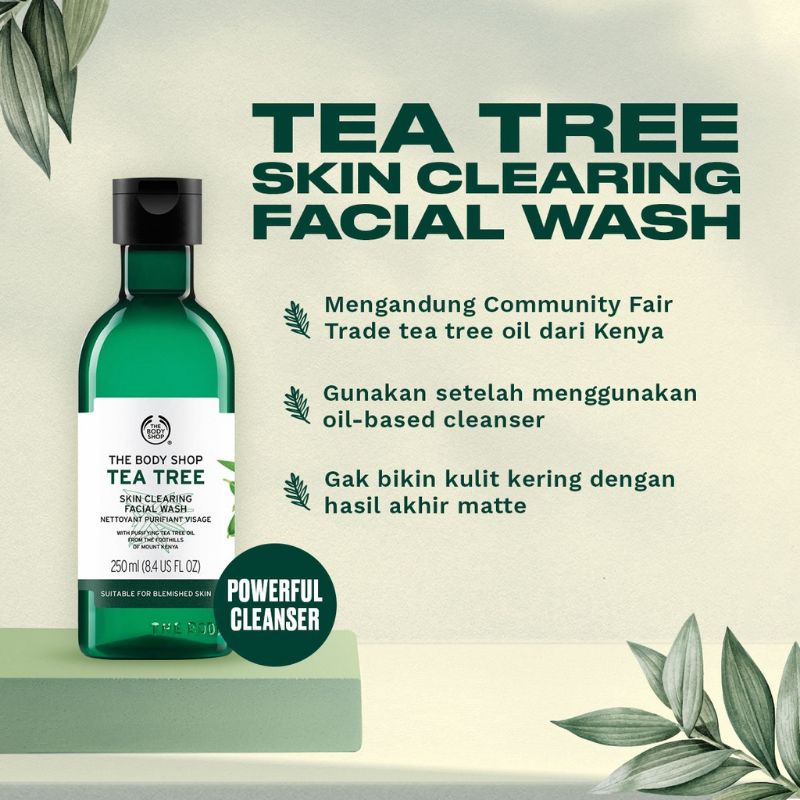 The Body Shop Skin Clearing Facial Wash 250ml Shopee Philippines