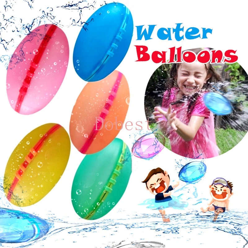 Reusable Water Balloon Quick Fill Waterfall Ball Outdoor Pool Refill Balloons Toy for