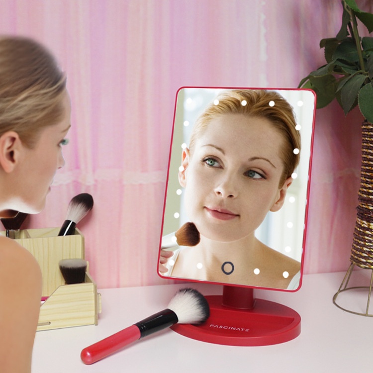 Lighted Makeup Vanity Mirror 21 LED Lighted Mirror with Touch Sensor