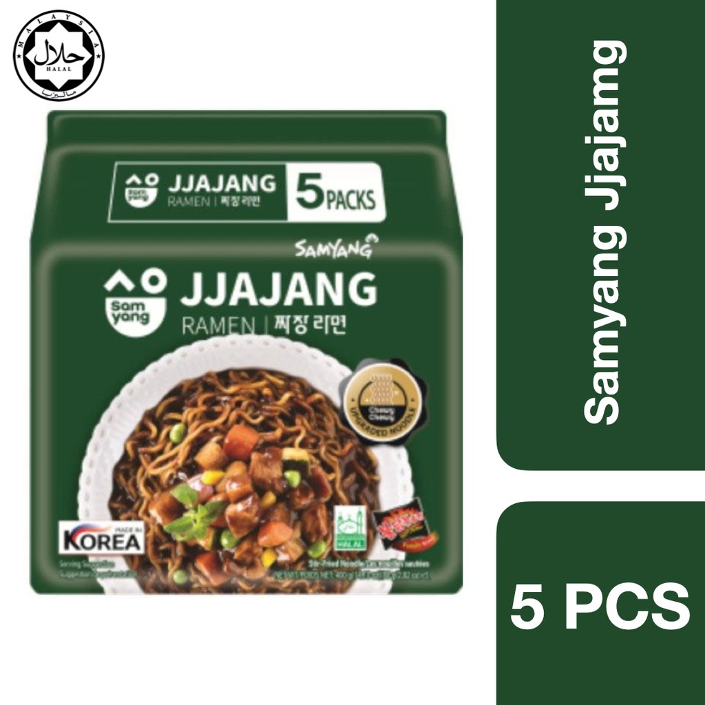 Samyang Jjajang Ramen 400g (5 pcs) ++ Samyang Jajangmyeon Ramen Pack