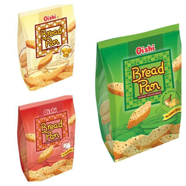 Oishi Bread Pan Savoury Toasted Bread White Cheddar Flavor 42g