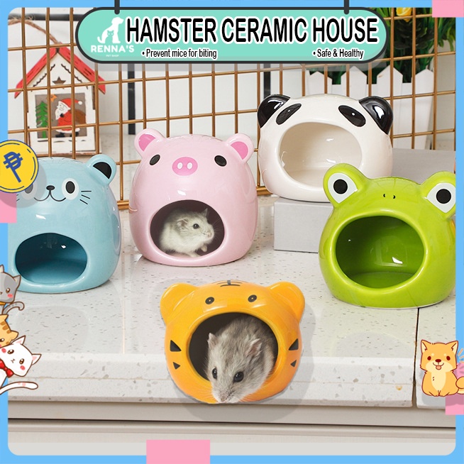 Renna's Hamster House Cage Ceramic Hamster Cage For Hamster Set Syrian